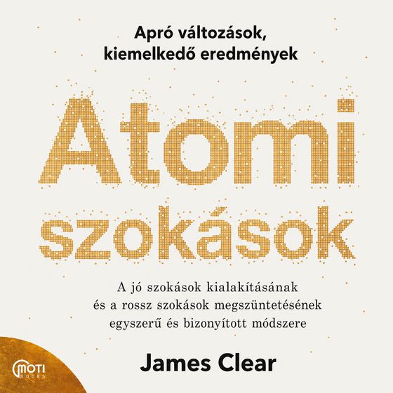 Atomi szokások hangoskönyv borító