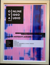 Az OVA 2022 oklevele: Legjobb márkázott podcast
